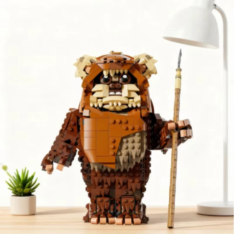2025 new 1010-piece 3D Wicket Ewok building block assembly sentinel brick children's birthday Christmas gift set