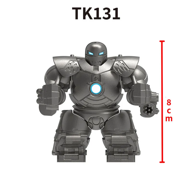 New Product TK131 Iron Tyrant Mechanical Armor Assembly Building Blocks, Man Zai Pendant Model Toy, Christmas