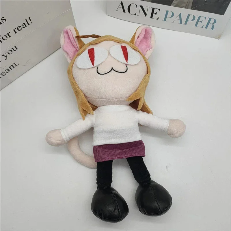New Game FNF Neco Arc Plush Toy Cartoon Plush Doll Stuffed Soft Toy Christmas Birthday For Children Gift