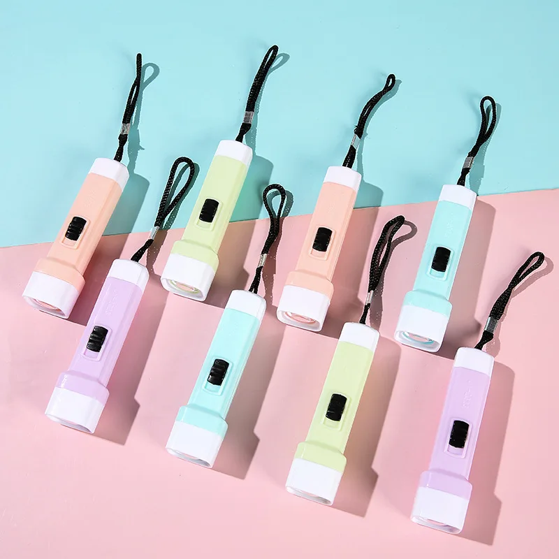 10-30 Pcs Cute Candy Color Glowing Flashlight Children Birthday Wedding Party Gift Halloween Christmas Gift Decoration Gift Pack