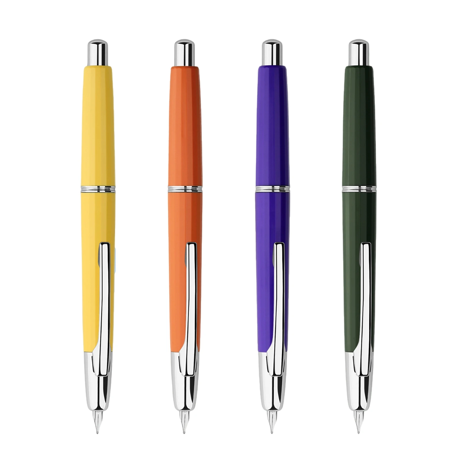 Moonman A2 Press Fountain Pen Retractable EF Nib 0.4mm Resin Ink Pen Converter For Writing Christmas Gift Lighter Than A1