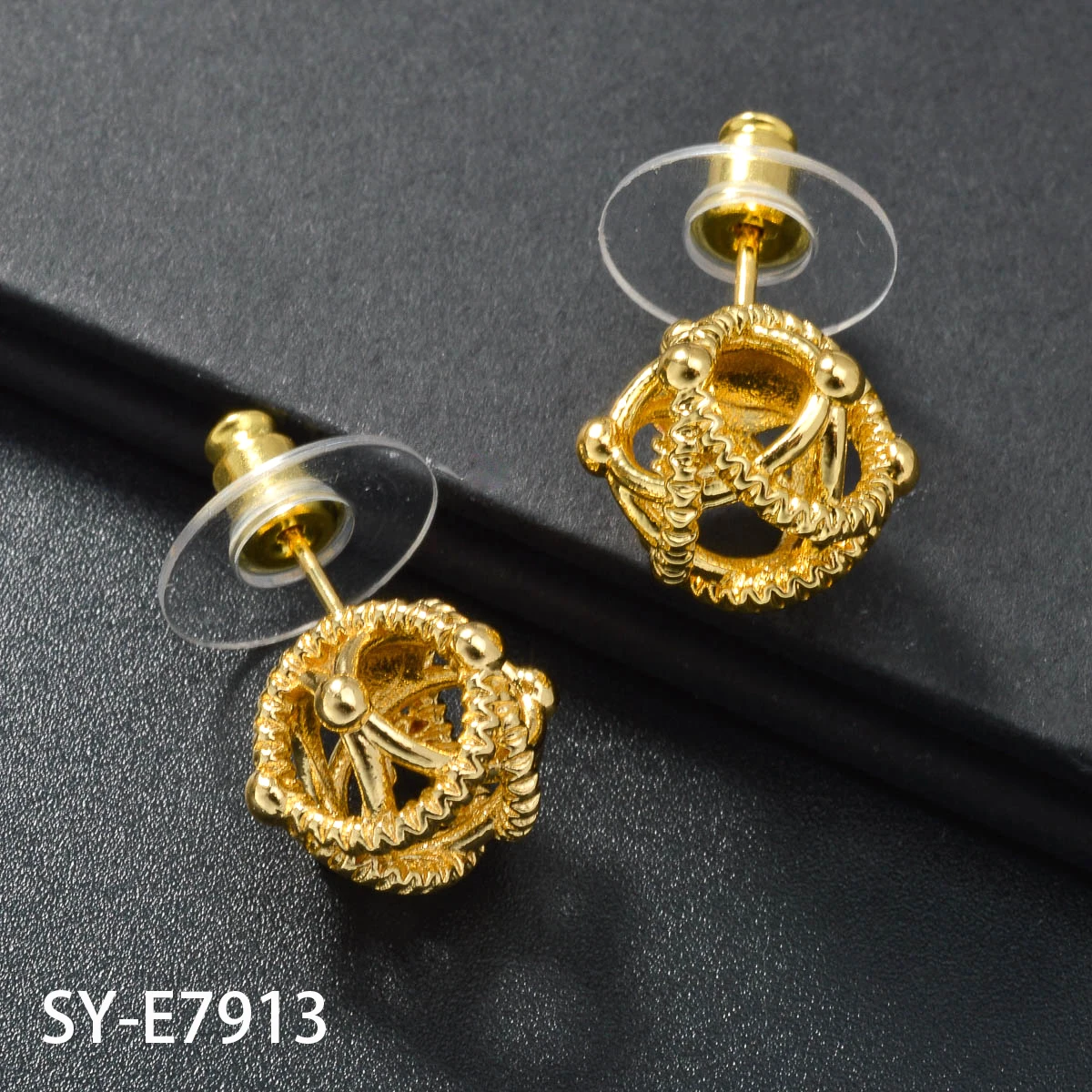 Gold Plated Bohemia Bride Earrings Luxury Dubai Jewelry for Women Wedding Valentine Anniversary Birthday Christmas Gift