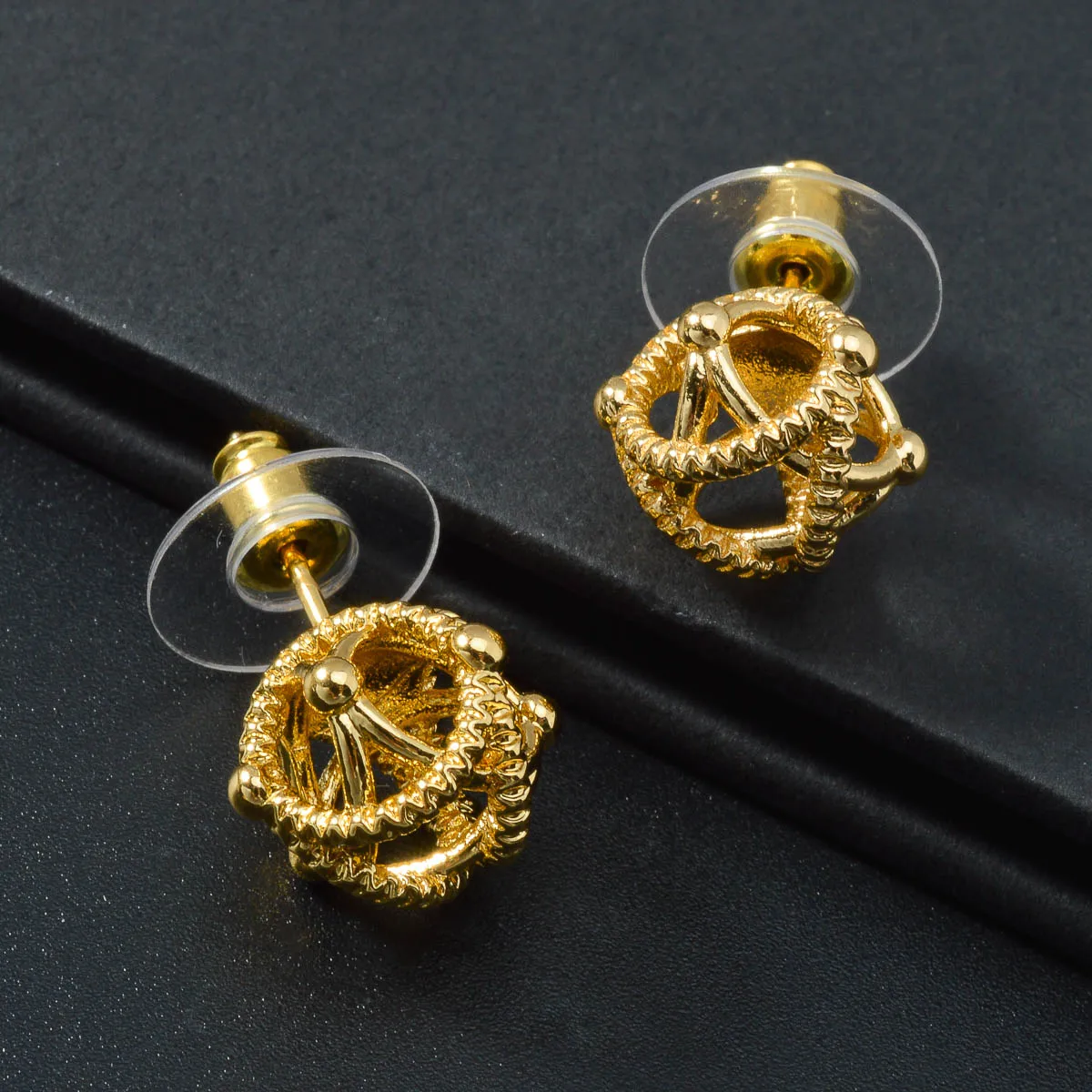 Gold Plated Bohemia Bride Earrings Luxury Dubai Jewelry for Women Wedding Valentine Anniversary Birthday Christmas Gift