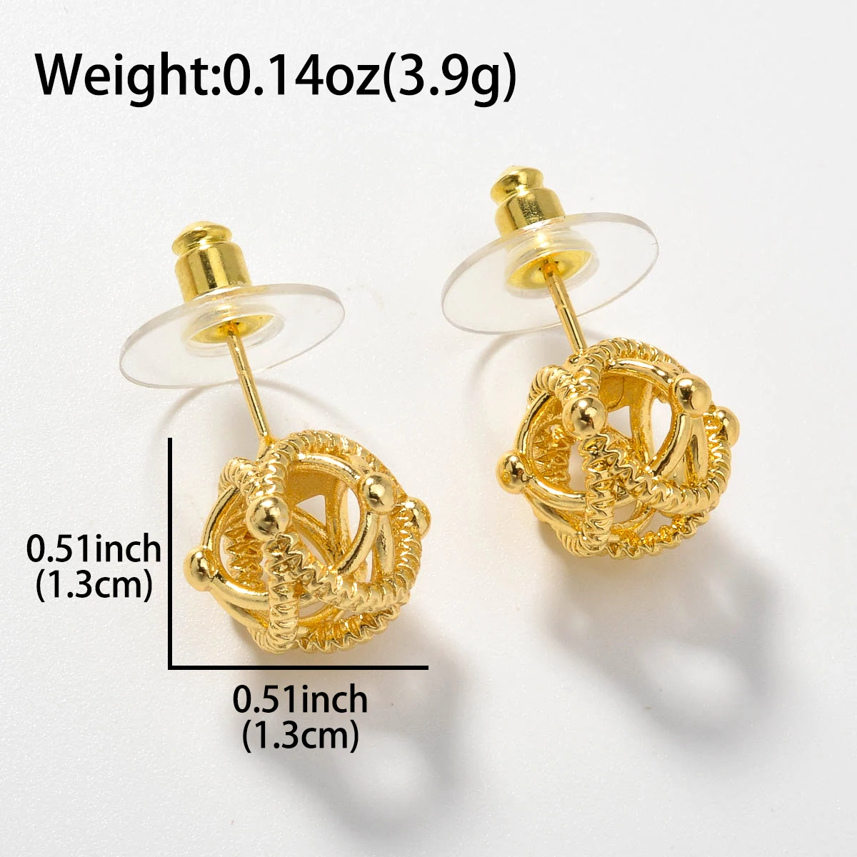 Gold Plated Bohemia Bride Earrings Luxury Dubai Jewelry for Women Wedding Valentine Anniversary Birthday Christmas Gift