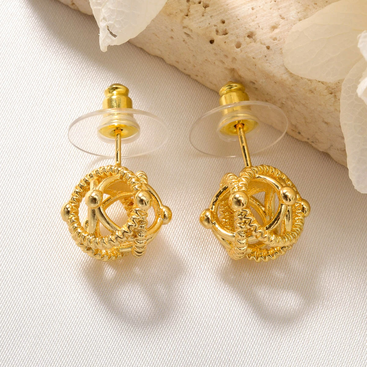 Gold Plated Bohemia Bride Earrings Luxury Dubai Jewelry for Women Wedding Valentine Anniversary Birthday Christmas Gift