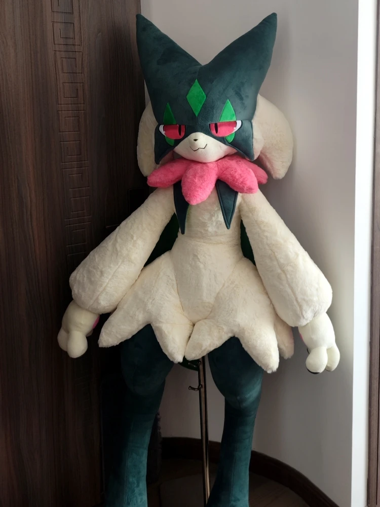 170cm Pokemon Crystal Velvet Version Meowscarada Plush Doll Throw Pillow Room Ded Decor Anime Peripheral Birthday Christmas Gift