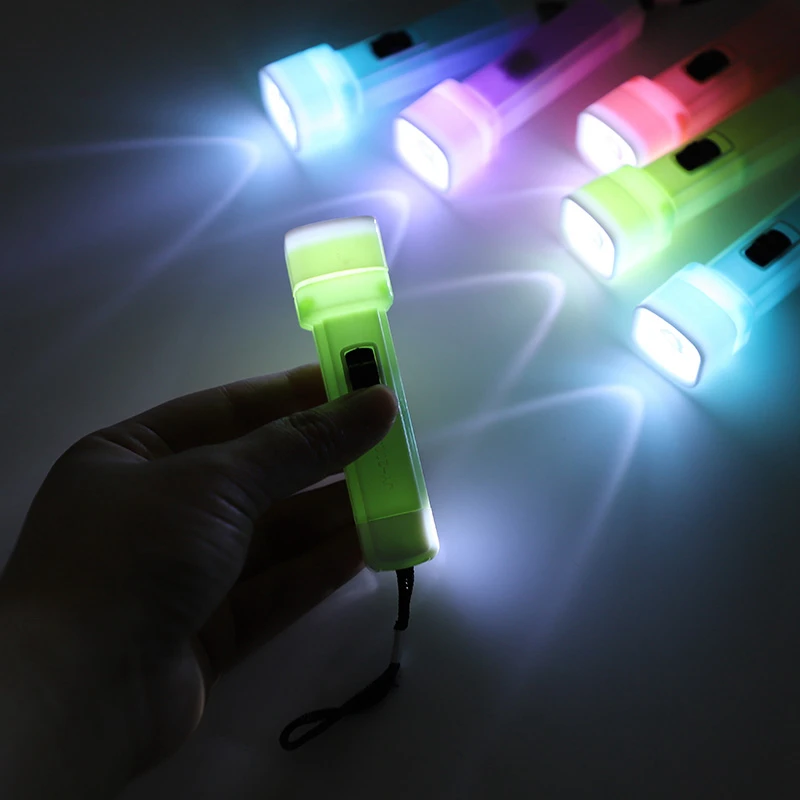 12Pcs LED Mini Flashlight Kids Birthday Party Favors Goodie Pinata Filler Toy Wedding Guests Gift Halloween Christmas Decoration