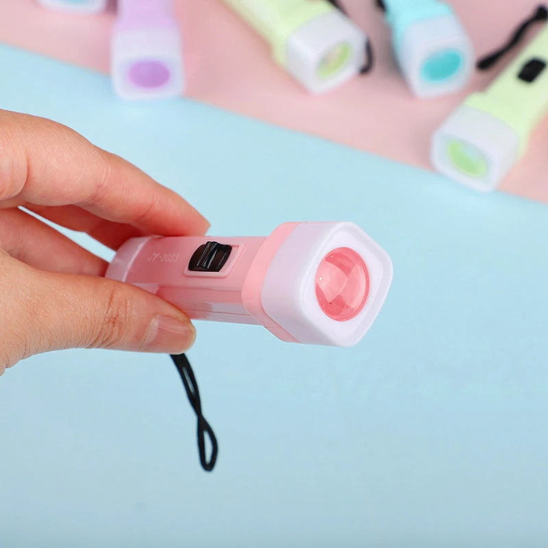 12Pcs LED Mini Flashlight Kids Birthday Party Favors Goodie Pinata Filler Toy Wedding Guests Gift Halloween Christmas Decoration