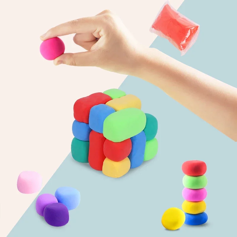 12/24/36 Color Christmas Gift Super Light Clay Space Clay Handmade Diy Modeling Plasticine Delicate Texture Light Weight