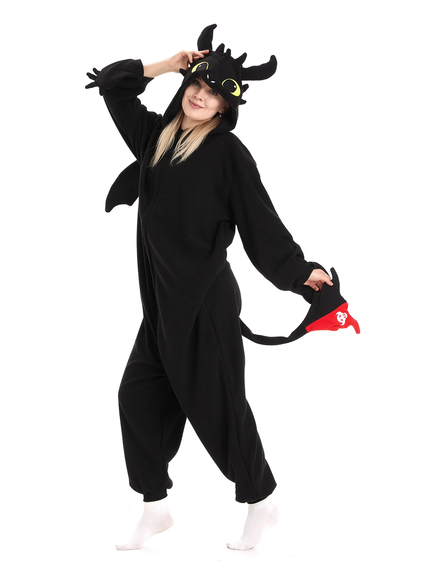 Adult Kigurumi Toothless Dragon Onesie Pajamas Adult Jumpsuit Animal Pijamas Winter Pyjama Halloween Christmas Cosplay Costume