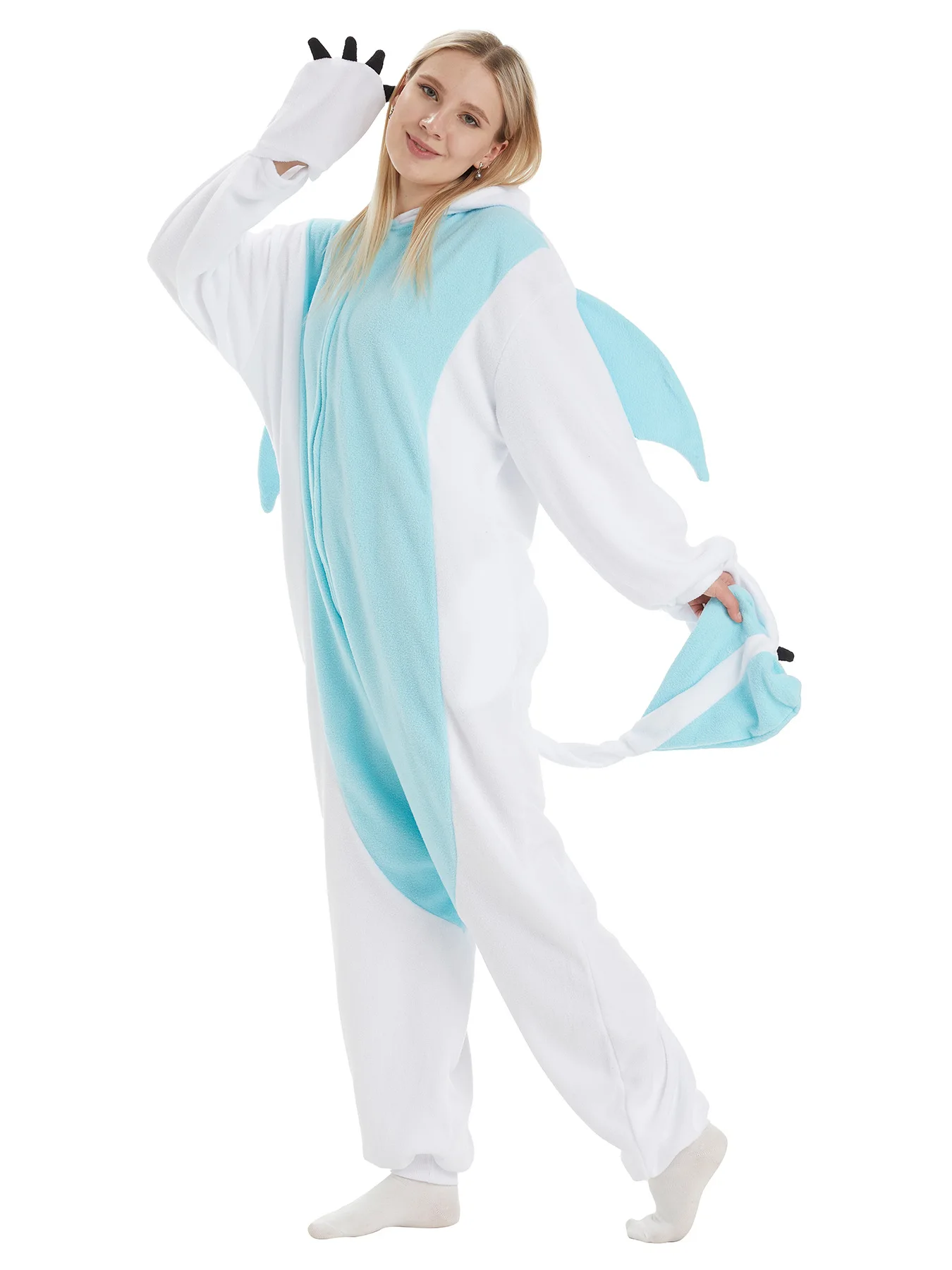 Adult Kigurumi Toothless Dragon Onesie Pajamas Adult Jumpsuit Animal Pijamas Winter Pyjama Halloween Christmas Cosplay Costume