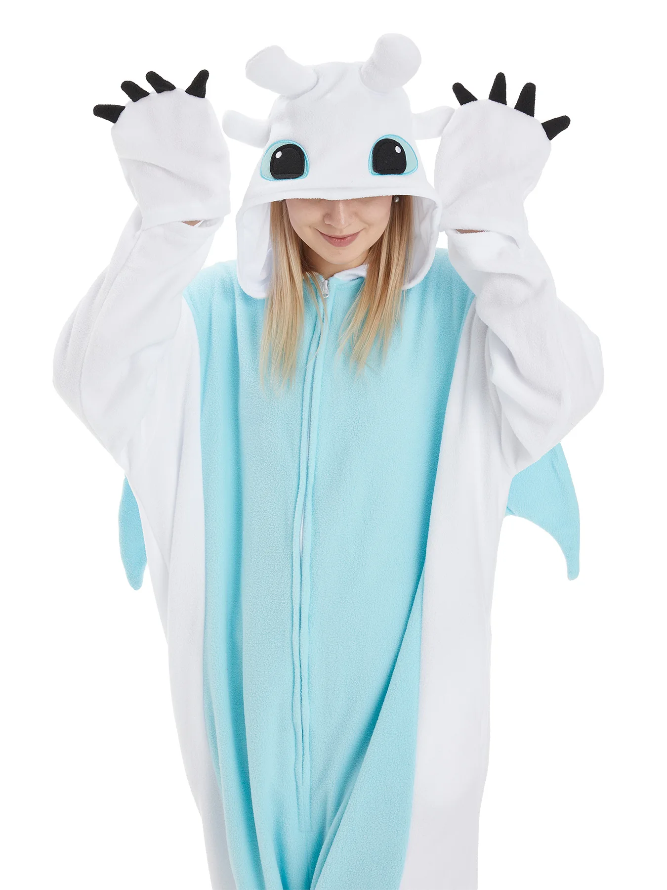 Adult Kigurumi Toothless Dragon Onesie Pajamas Adult Jumpsuit Animal Pijamas Winter Pyjama Halloween Christmas Cosplay Costume