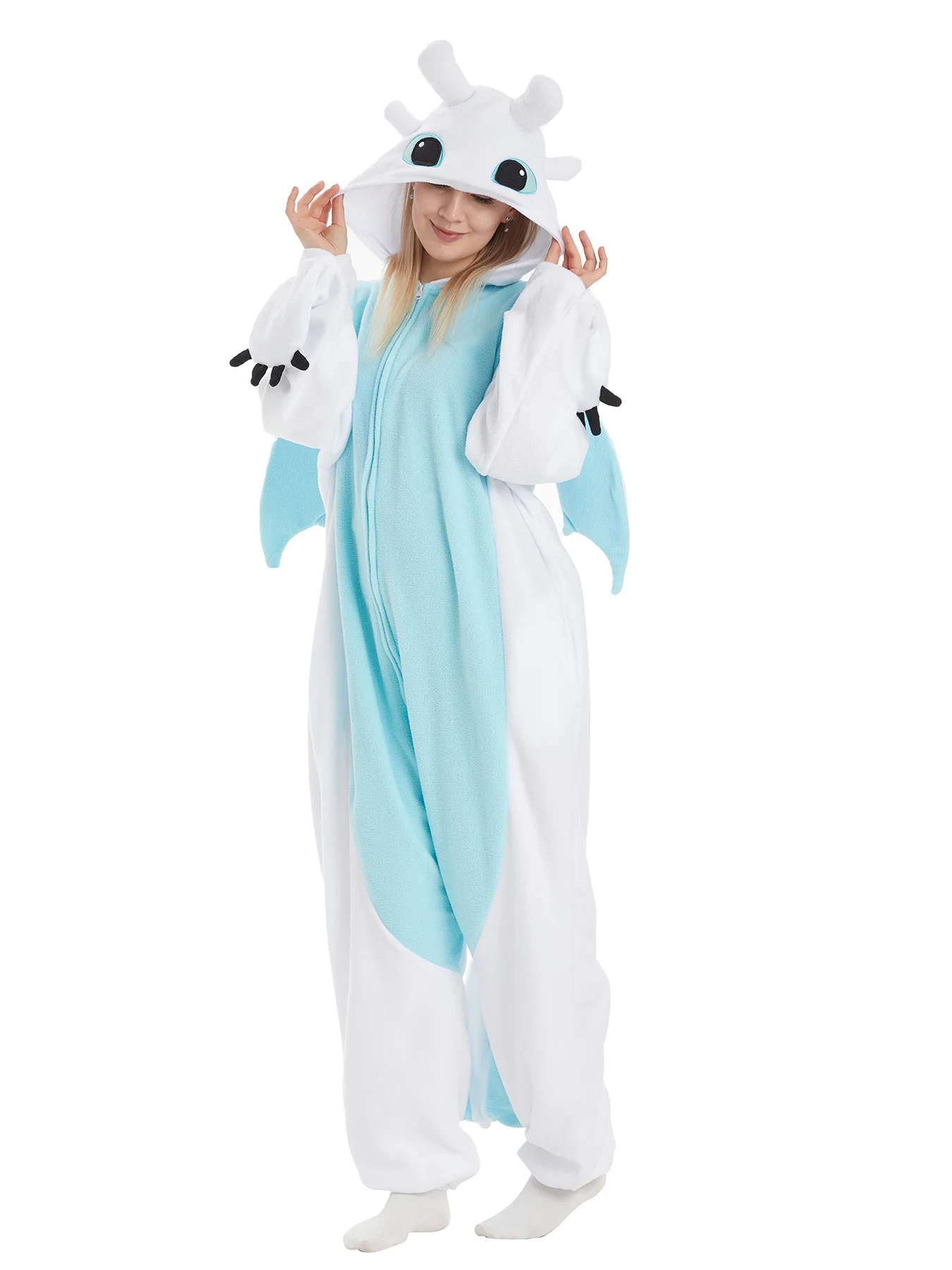 Adult Kigurumi Toothless Dragon Onesie Pajamas Adult Jumpsuit Animal Pijamas Winter Pyjama Halloween Christmas Cosplay Costume