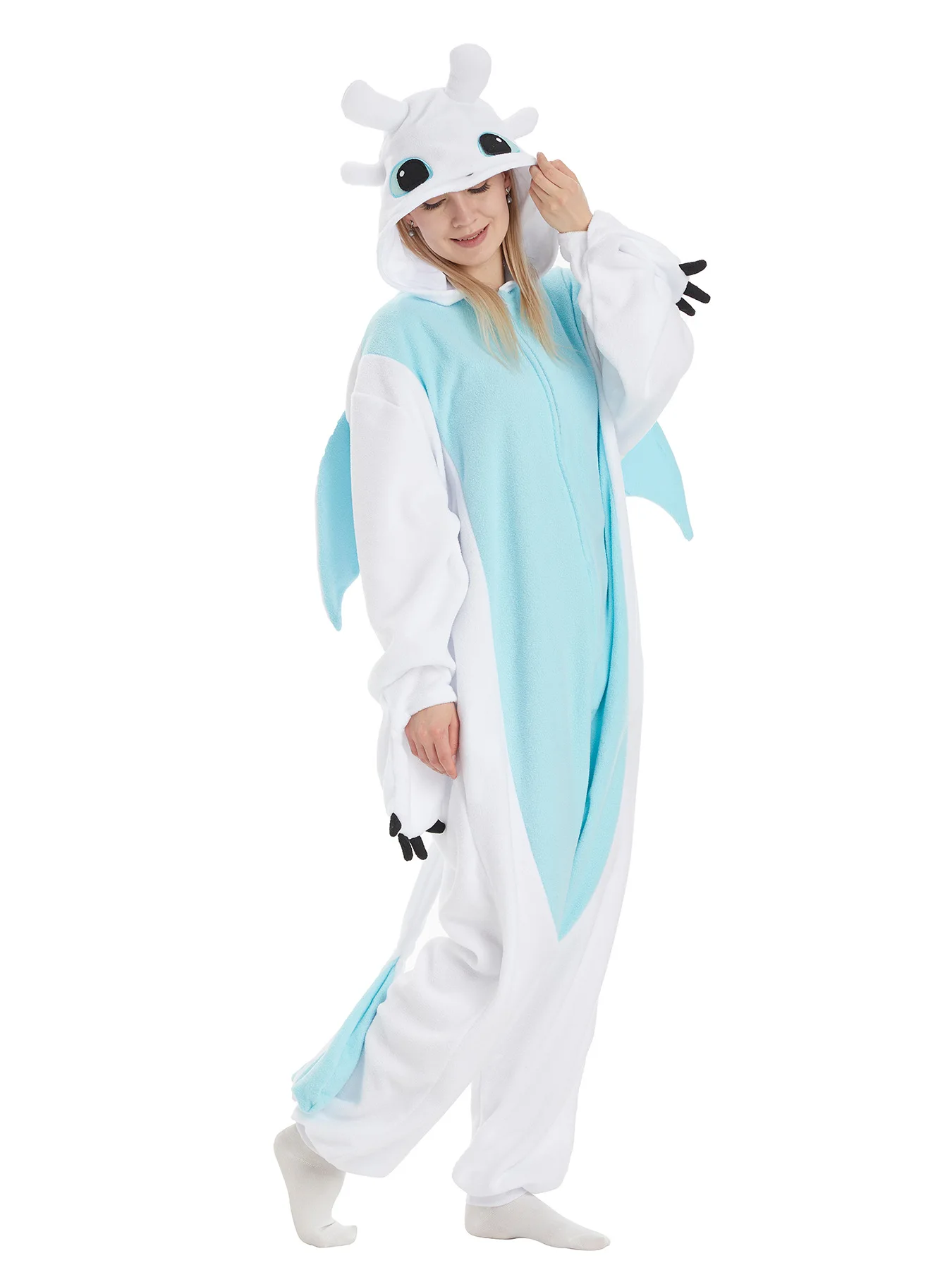 Adult Kigurumi Toothless Dragon Onesie Pajamas Adult Jumpsuit Animal Pijamas Winter Pyjama Halloween Christmas Cosplay Costume