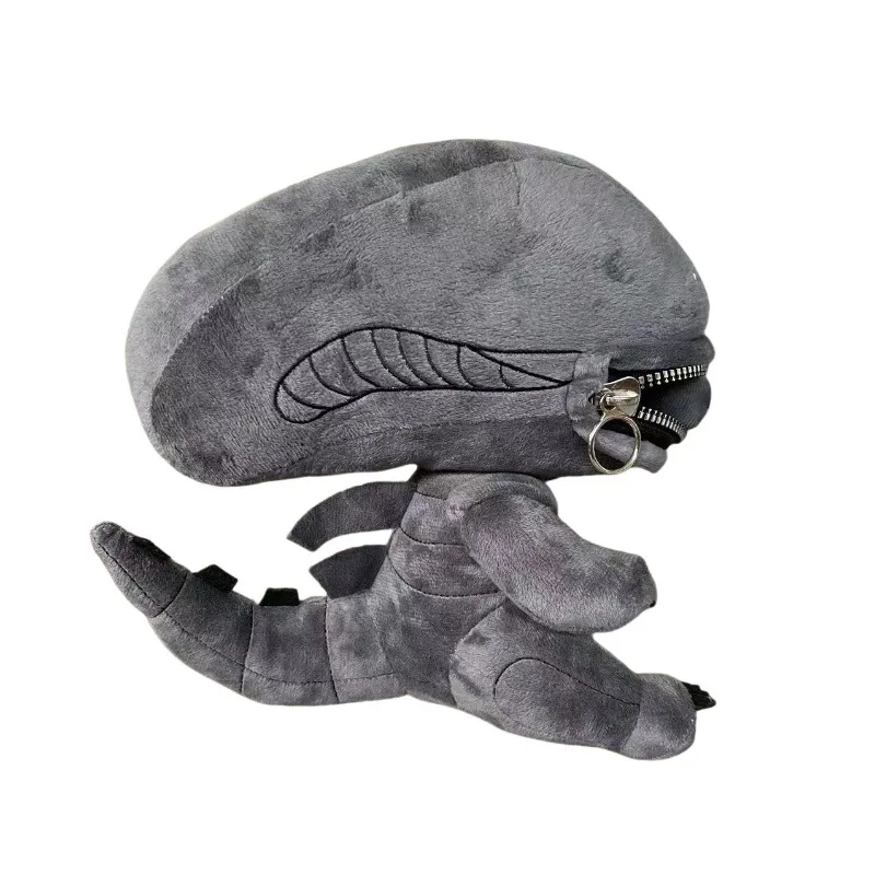 25cm Alien Xenomorph Plush Toy Cartoon Plush Dolls Soft Stuffed Plush Toys for Boys Girls Fans Birthday Christmas Gifts