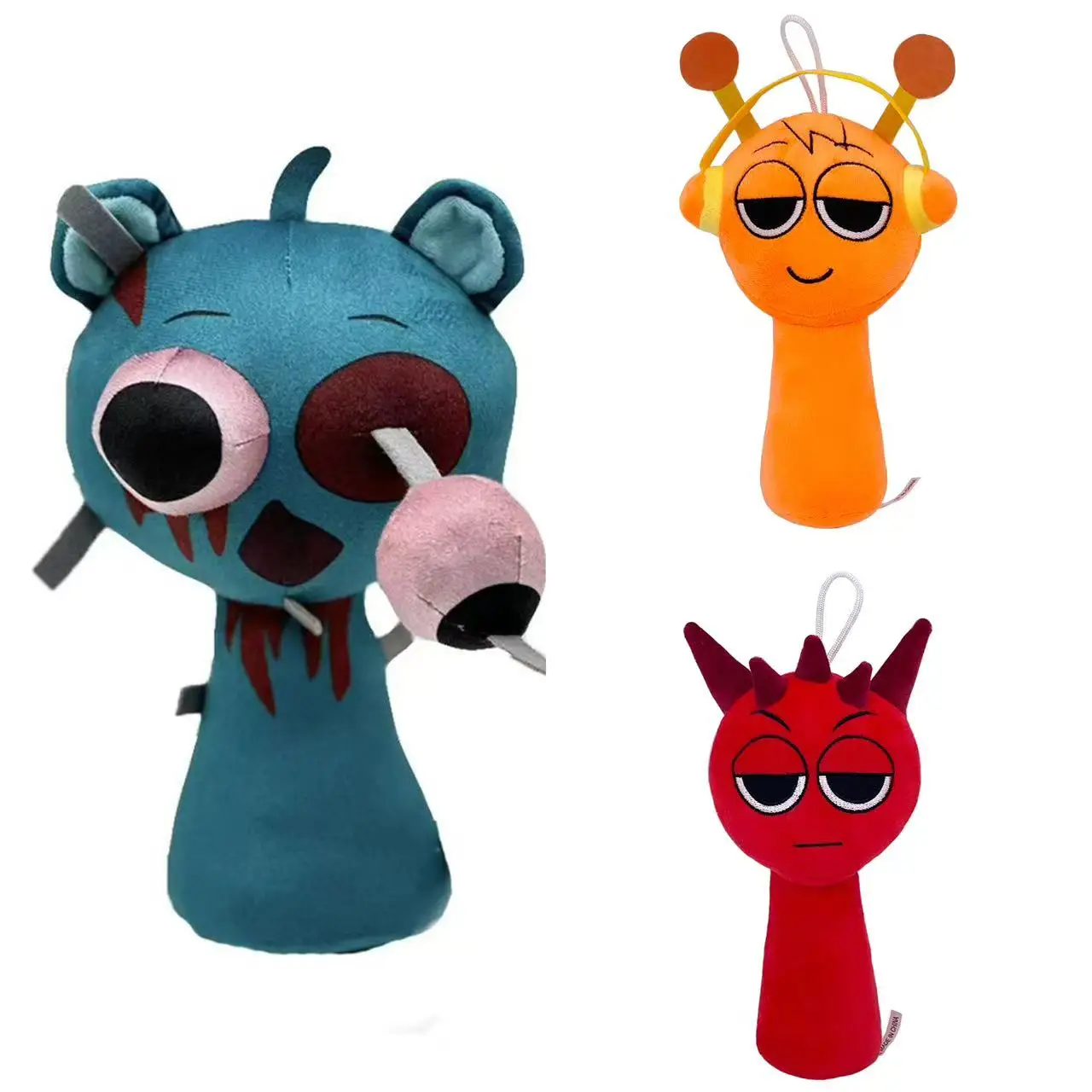 New Sprunki Plush Toys Horror Game Toys Cartoon Cute Soft Stuffed Pillow For Kid Birthday Christmas Gift Stuffed Children Dolls