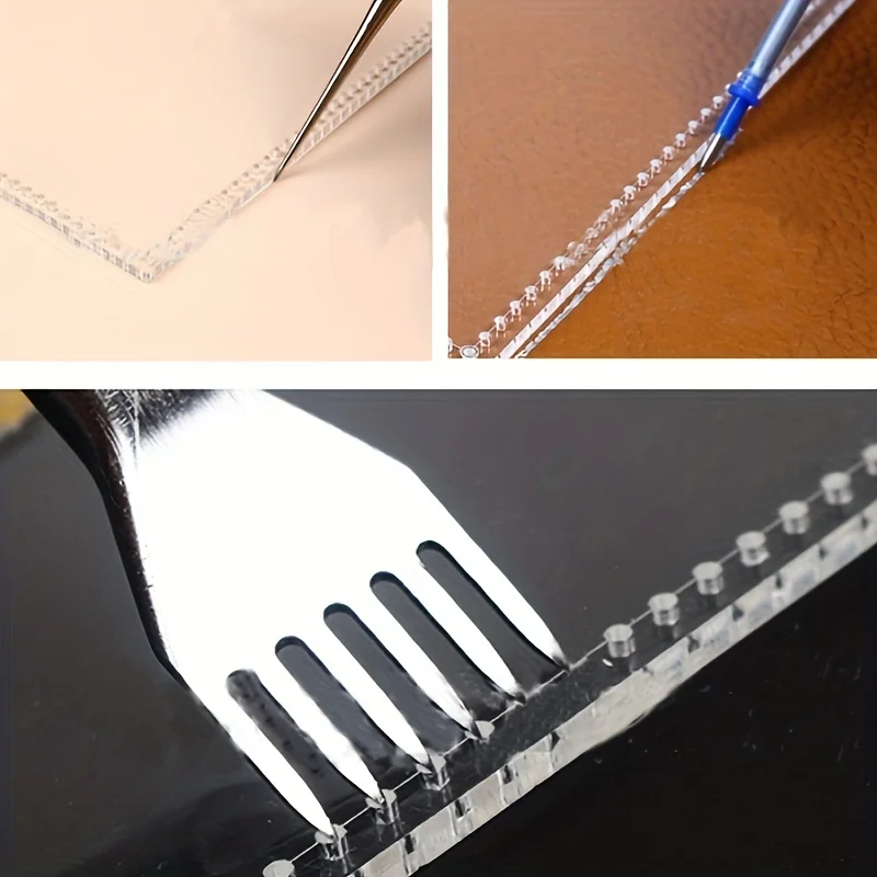 13Pcs/Set Universal Short Clip Wallet Pattern Stencil DIY Leather Sewing Template Kit for Handmade Wallet Making Christmas Gift