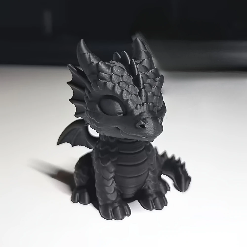 3D Printed Dragon Cub Statue - Mini Dragon Baby Sculpture, Dragon Decorative Ornament, Multifunctional Room Decoration, Desktop Decoration, No Electricity Required, Christmas, Halloween, Easter, Thanksgiving, New Year Decorations, Autumn Home Decor Collectible Statue