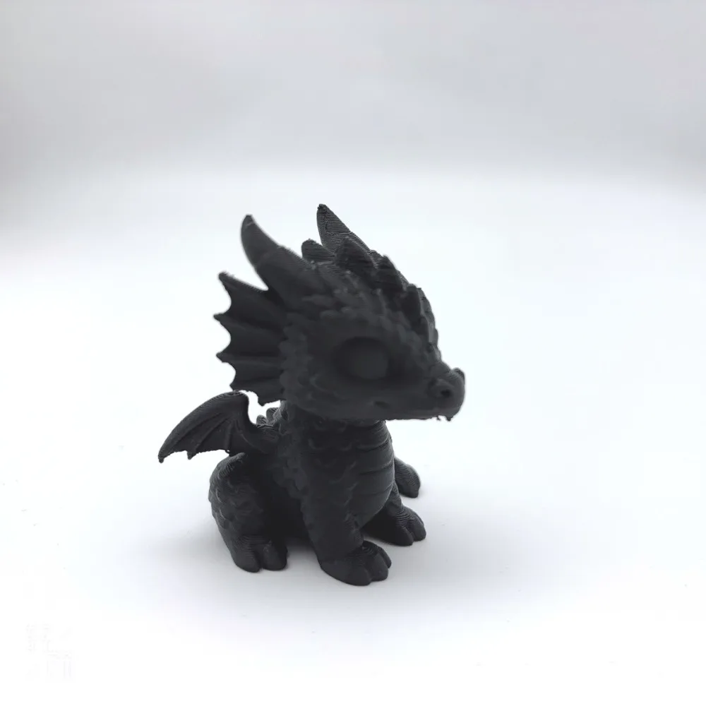 3D Printed Dragon Cub Statue - Mini Dragon Baby Sculpture, Dragon Decorative Ornament, Multifunctional Room Decoration, Desktop Decoration, No Electricity Required, Christmas, Halloween, Easter, Thanksgiving, New Year Decorations, Autumn Home Decor Collectible Statue