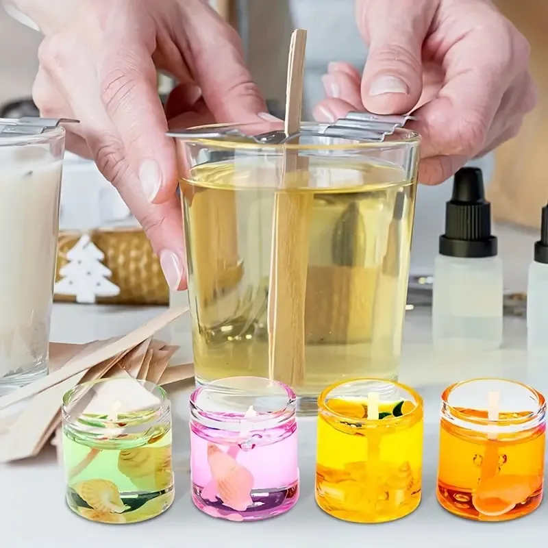 Transparent Crystal Wax, Jelly Wax, for Craft DIY Candle Making Handmade Spice Candles Supplies for Halloween Christmas New Year