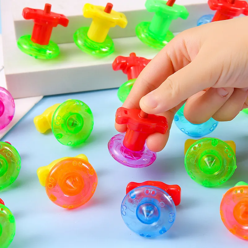 12/20Pcs Mini Torsion Speed Gyro Spinning Toys Kids Birthday Party Favors Christmas Gift Pinata Filler Classroom Rewards Prize