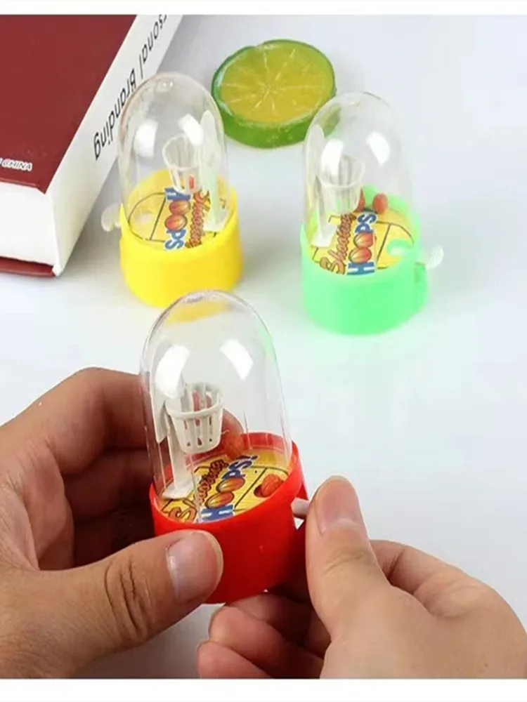 12PCS Mini Desktop Fingers Basketball Shooting Game Toys Kids Birthday Party Favors Supplies Pinata Filler Bag Christmas Present