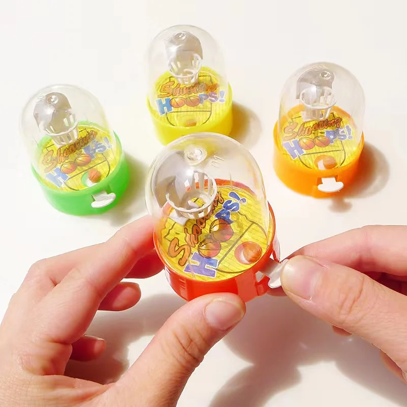 12PCS Mini Desktop Fingers Basketball Shooting Game Toys Kids Birthday Party Favors Supplies Pinata Filler Bag Christmas Present