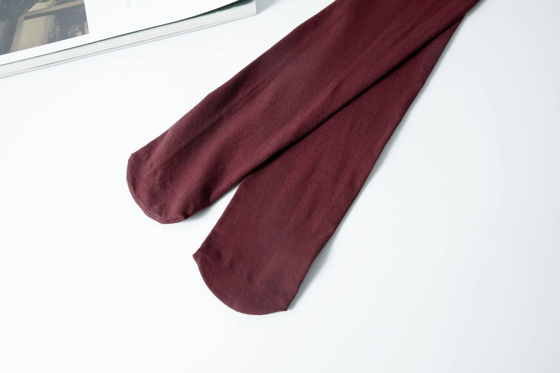 Plus Size Women Sexy Long Stockings Candy Color Velvet Pantyhose Halloween Christmas Socks Party Solid Color Jumpsuit Stockings#