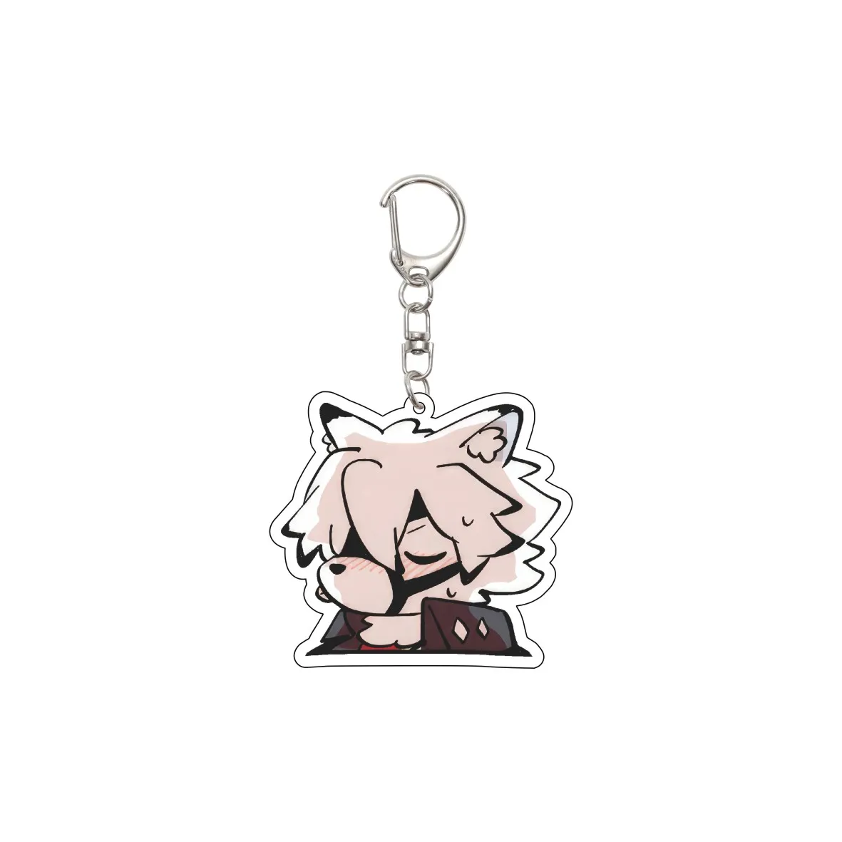 55MM Zenless Zone Zero games Keychain Von Lycaon Key Chain Acrylic Model Plate Christmas Gifts