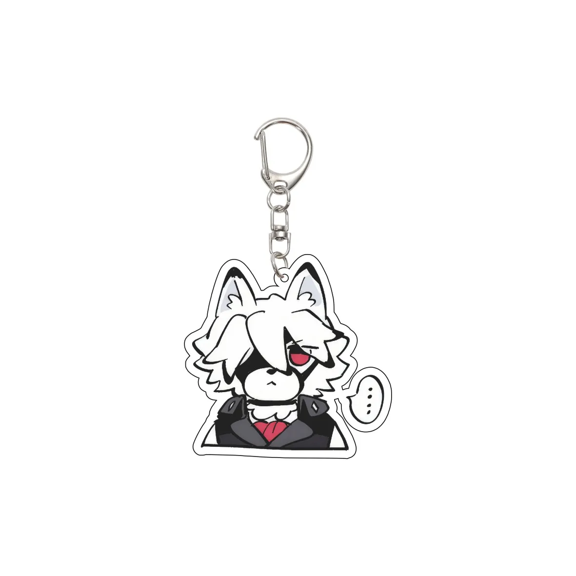 55MM Zenless Zone Zero games Keychain Von Lycaon Key Chain Acrylic Model Plate Christmas Gifts