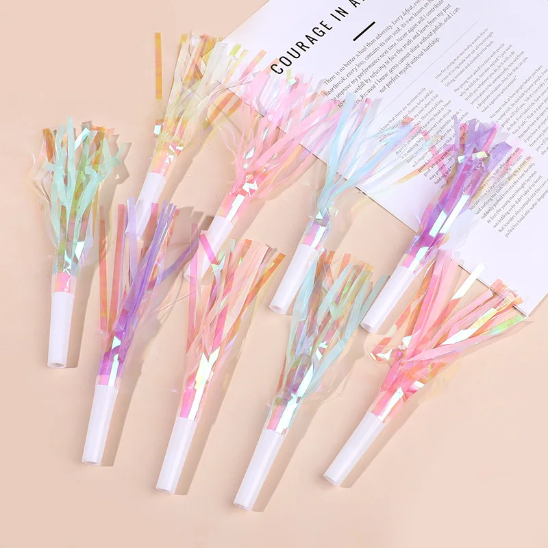 6/12/36Pcs Colorful Blowout Whistles Kids Birthday Party Favors Pinata Filler Wedding Gift Cheer Props Christmas Noise Maker