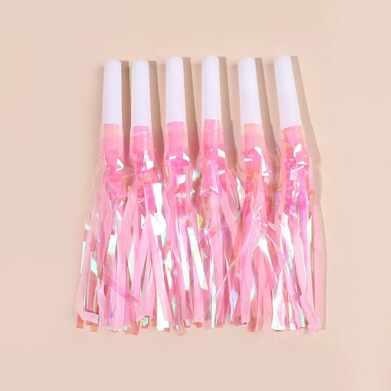 6/12/36Pcs Colorful Blowout Whistles Kids Birthday Party Favors Pinata Filler Wedding Gift Cheer Props Christmas Noise Maker