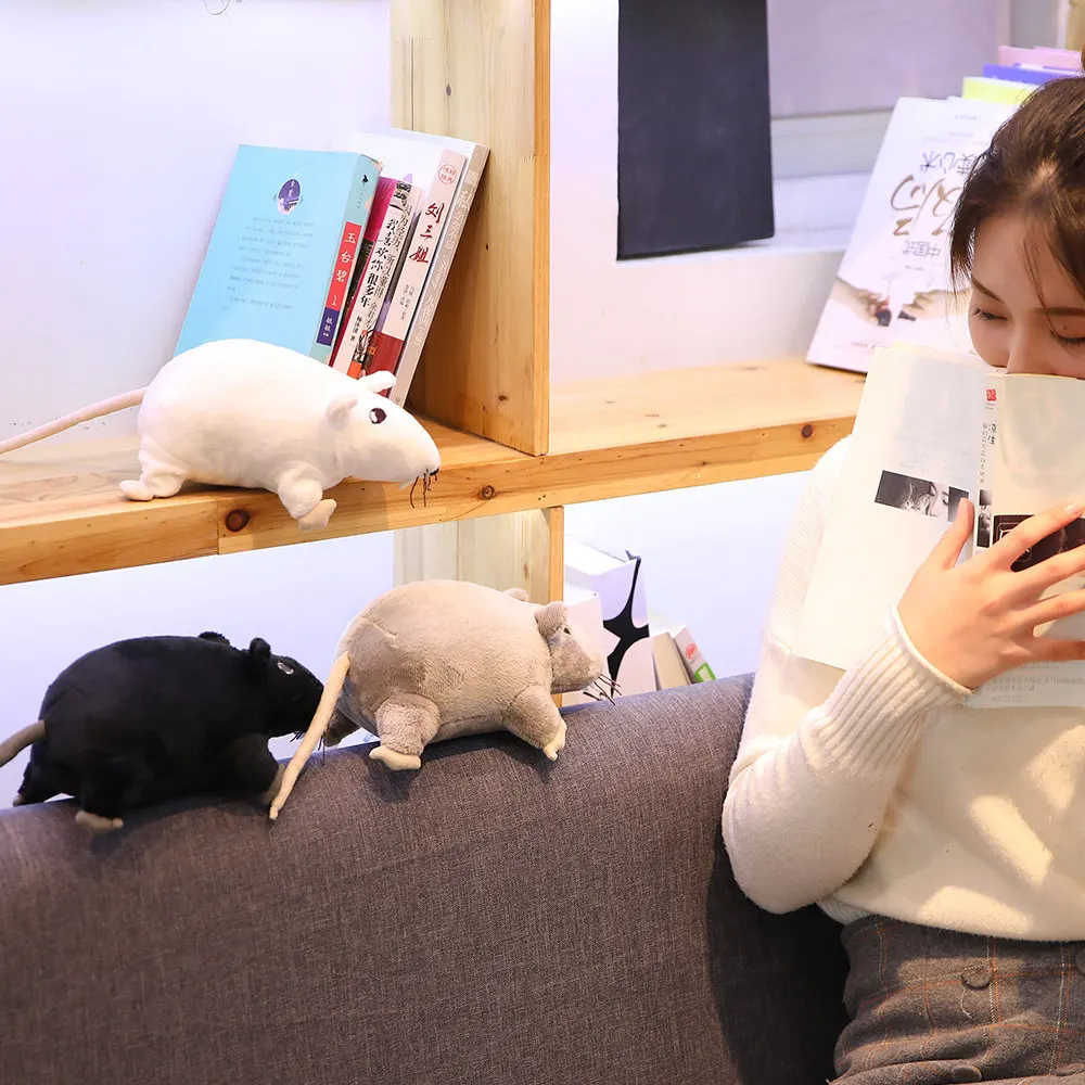 1Pc Kawaii Mini Mouse Plush Toys Stuffed Soft Animal Mouse Pillow Cute Simulation Rat Dolls for Birthday Christmas Gift
