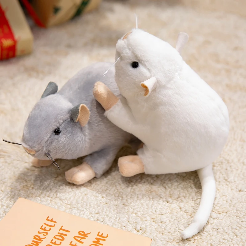 1Pc Kawaii Mini Mouse Plush Toys Stuffed Soft Animal Mouse Pillow Cute Simulation Rat Dolls for Birthday Christmas Gift