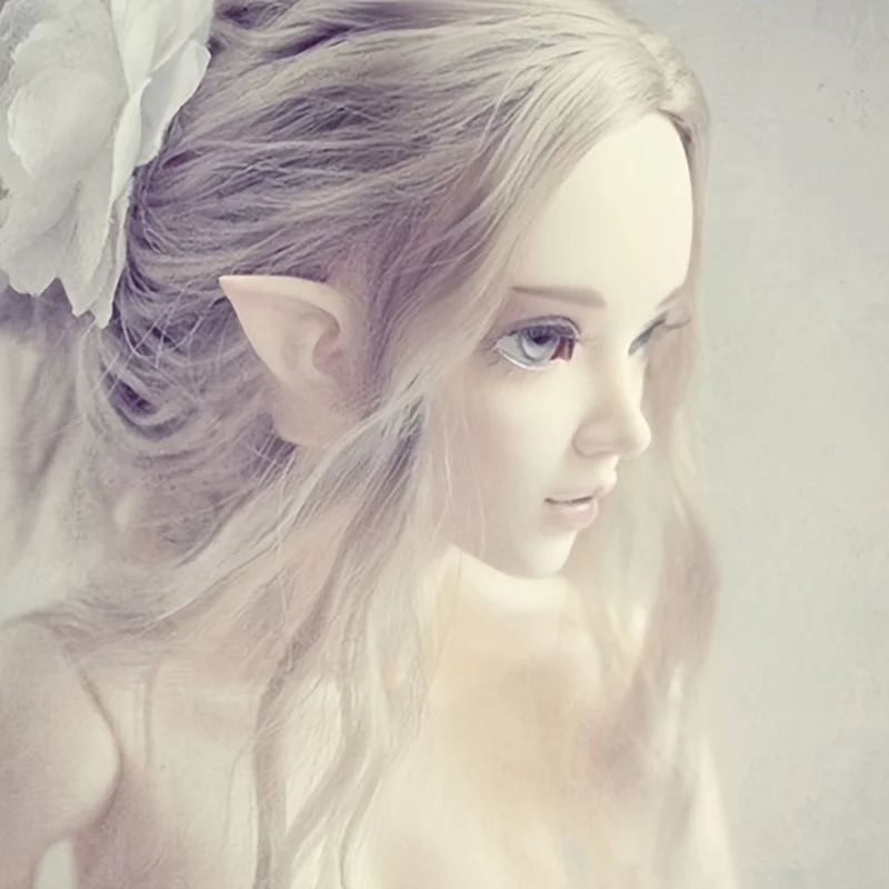 1pair Cosplay Fairy Elf Ears Soft Pointed Tips Anime Party Dress Up Costume Masquerade Accessories For Halloween Christmas Party