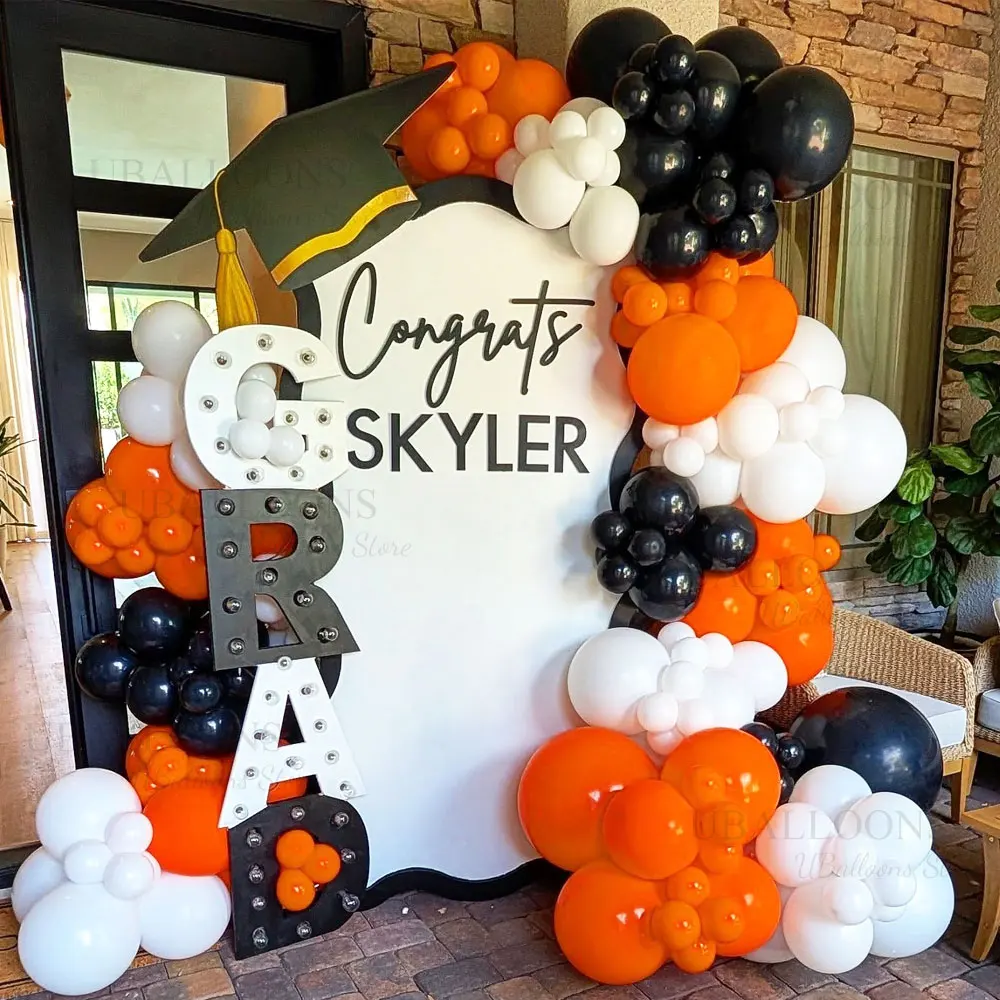 Black Balloons Garland Arch 5/10/12/18inch Dark Black Helium Latex Balloons for Birthday Halloween Christmas New Year Prom Decor