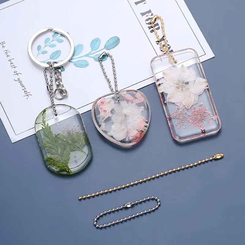 4Pcs Christmas Ball Ornament Resin Mold DIY Round Shape Keychain Pendant Silicone Mould Xmas Tree Hanging Pendant Casting Tool