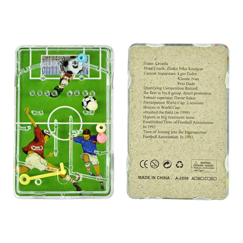 10/20pcs Football Party Favors Maze Game Boys Soccer Theme Birthday Party Decoration Kids Christmas Gift Toy Supplies