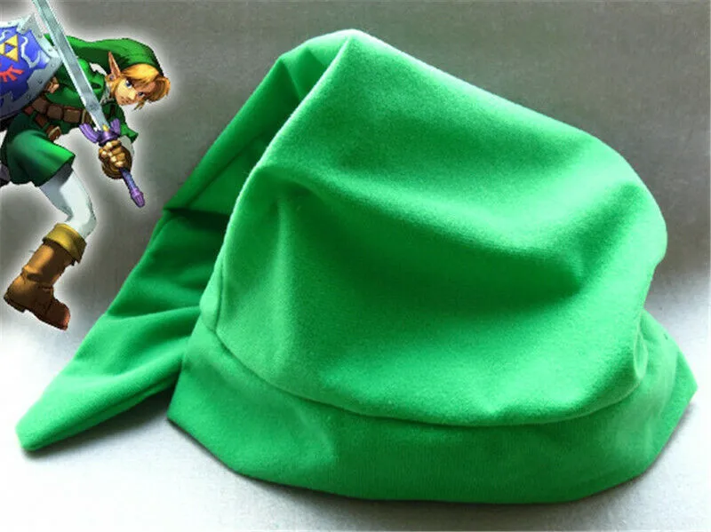 Game Anime Legends Of Zeldas Cosplay Hat Link Cosplay Green Plush Hat Christmas Gift Party