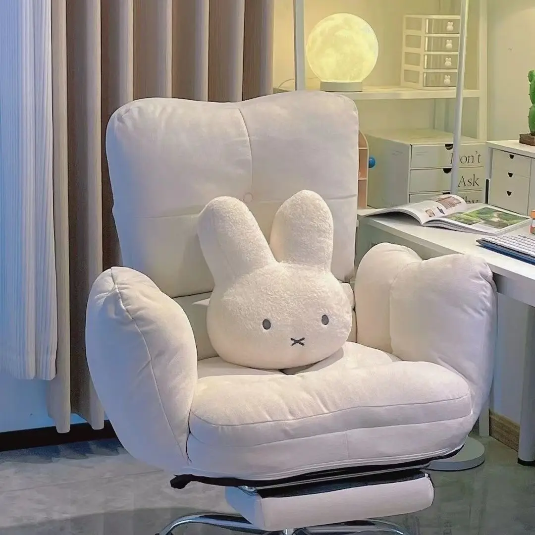 Kawaii Miffy Plush Pillow Cute Sweet Doll Toy Creative Room Decoration Cartoon Ornament Birthday Christmas Gift
