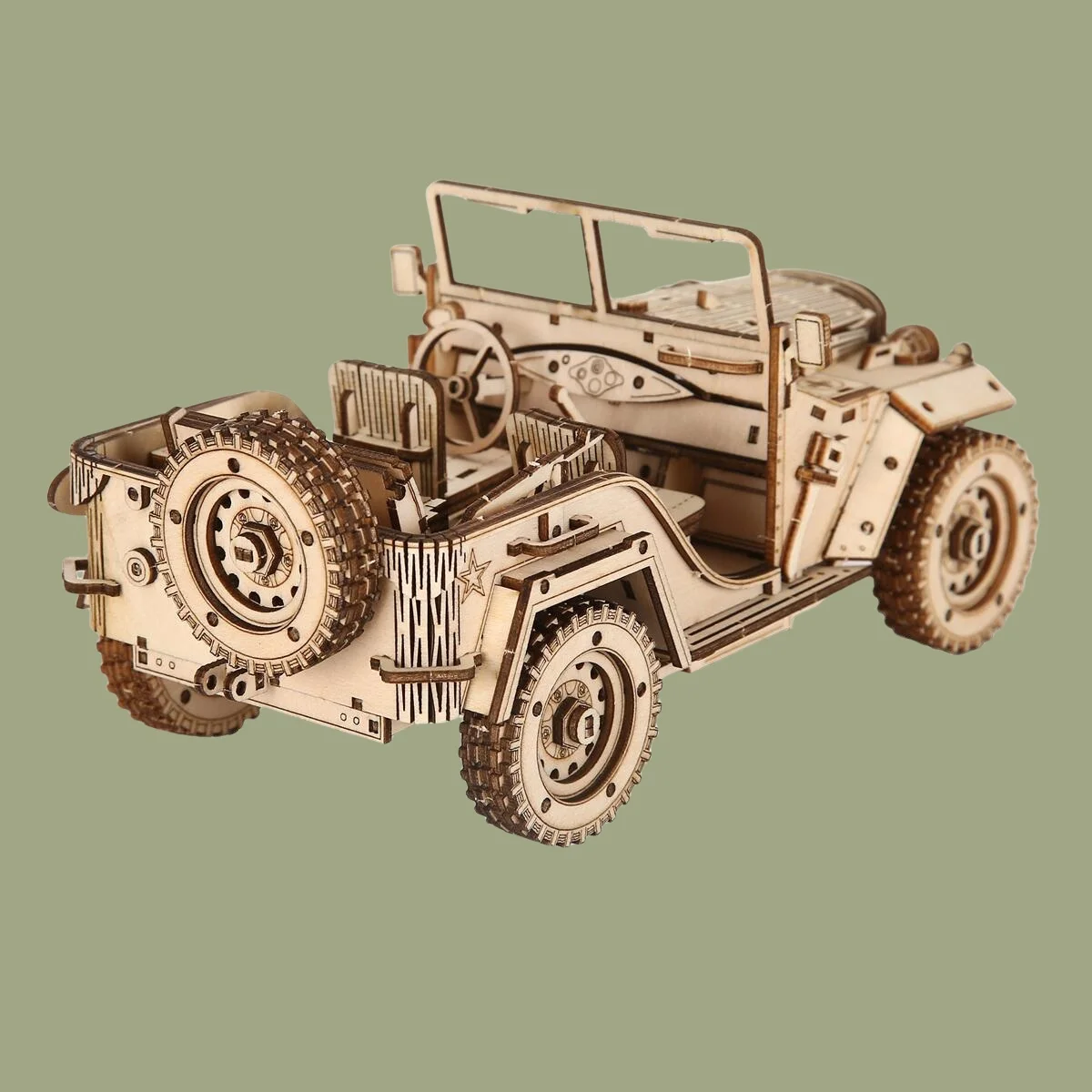 3D Puzzle Diy Wooden Toy Car Assembly Model For Adult Birthday Halloween Christmas Gifts