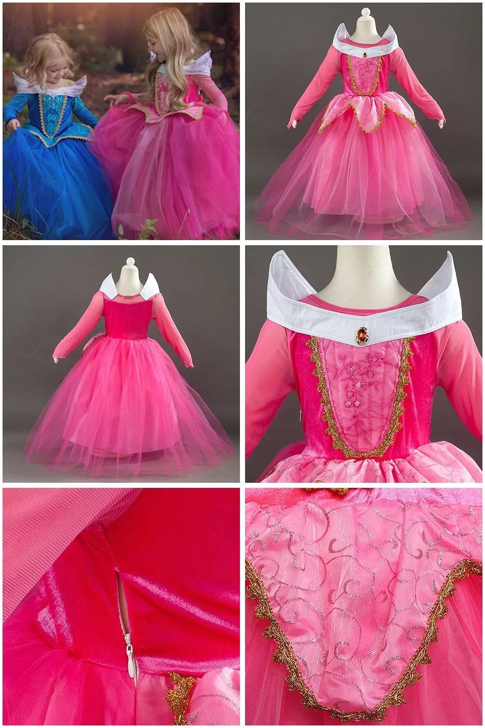 Children Princess Fancy Costume Elsa Party Carnival White Dress Up for Girl Christmas Birthday Cosplay Belle Snowflake Vestidoes