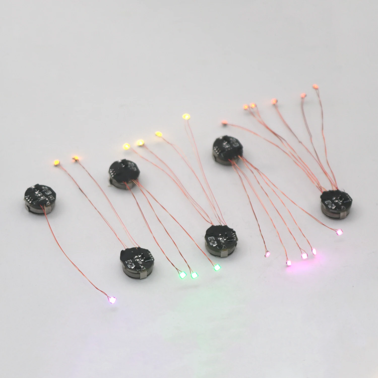 Wired 5cm Magnetic Control Lamp Led Magnetron Light Model W Battery Diy Car Toys Lighting Diorama Gunda Robots Christmas Tree