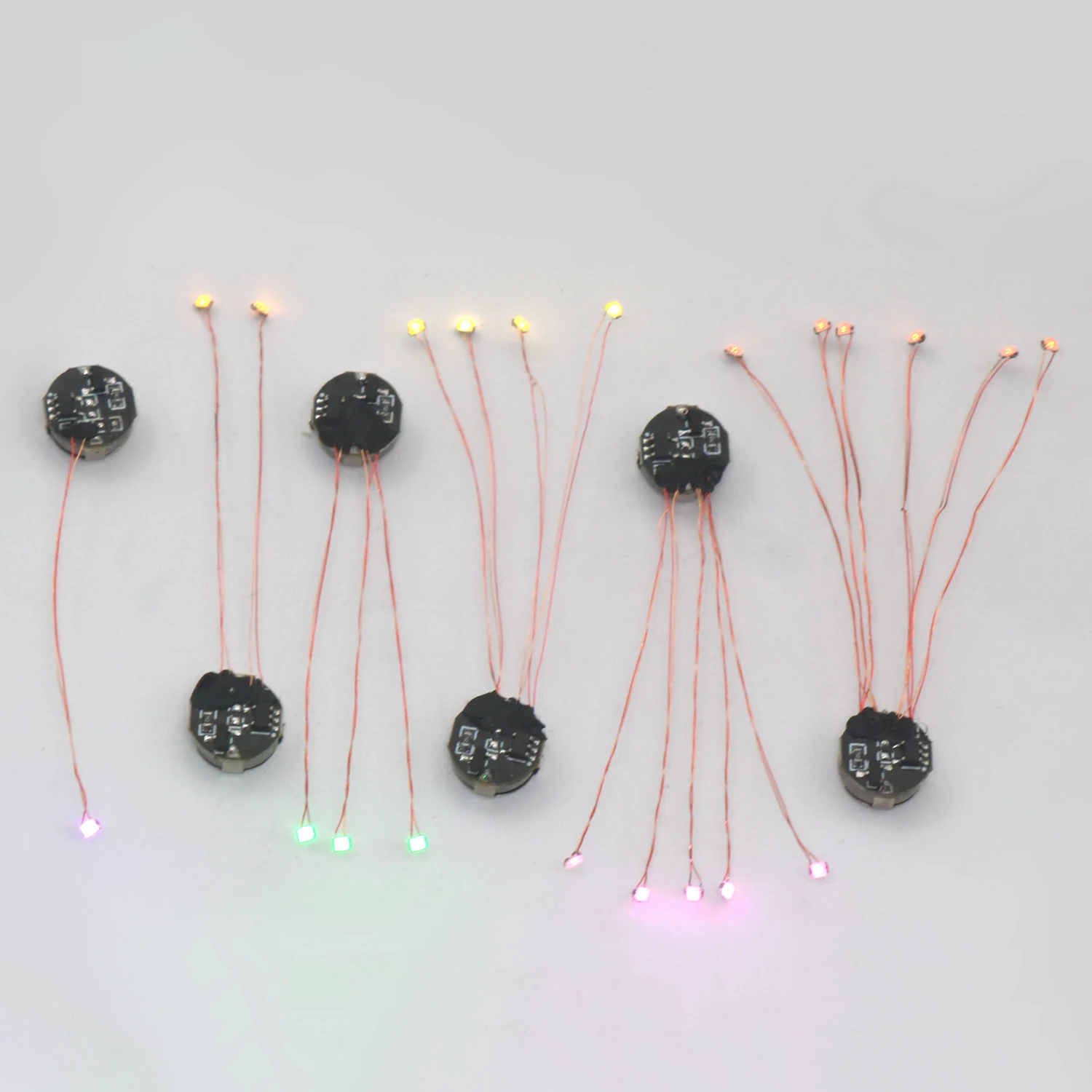 Wired 5cm Magnetic Control Lamp Led Magnetron Light Model W Battery Diy Car Toys Lighting Diorama Gunda Robots Christmas Tree