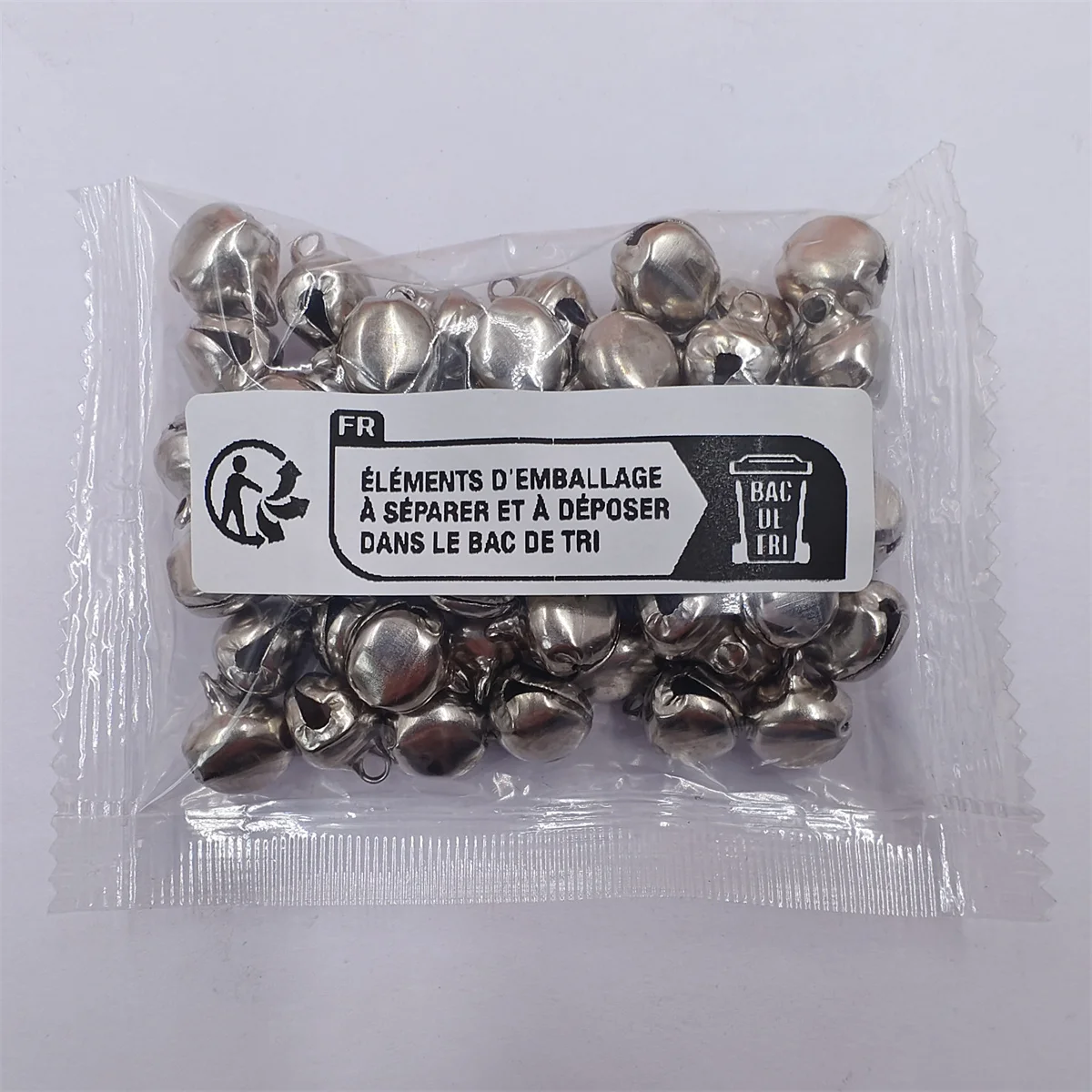 1bag Golden Silvery Christmas Jingle Bells Pendant Jewelry Making   Craft DIY Handmade Iron Bells Accessories Wholesale