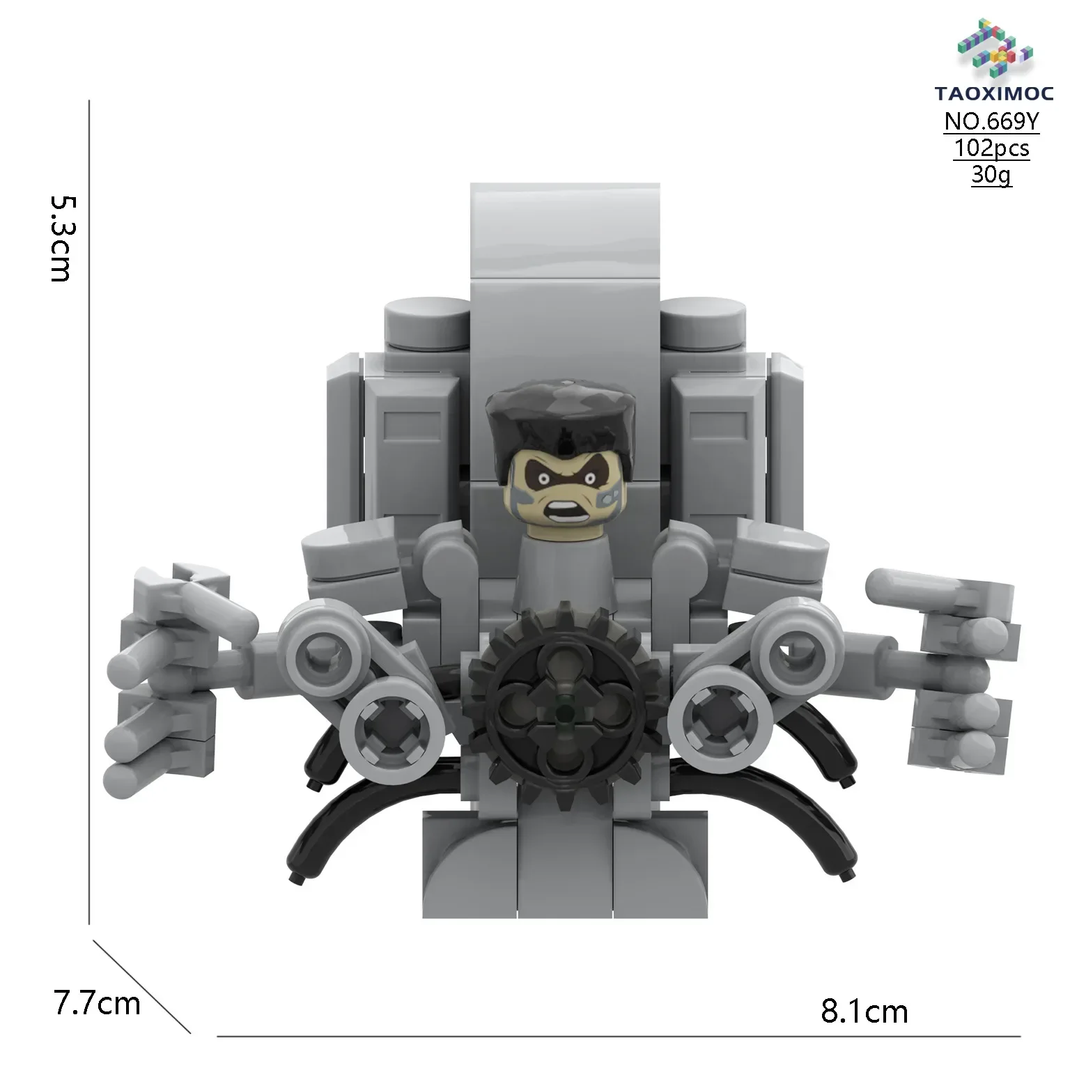 4CM Skibidi Toilet Man Mini Figure Monitor Building Blocks Audio Camera Man Toys Boy Children Christmas Birthday Gift