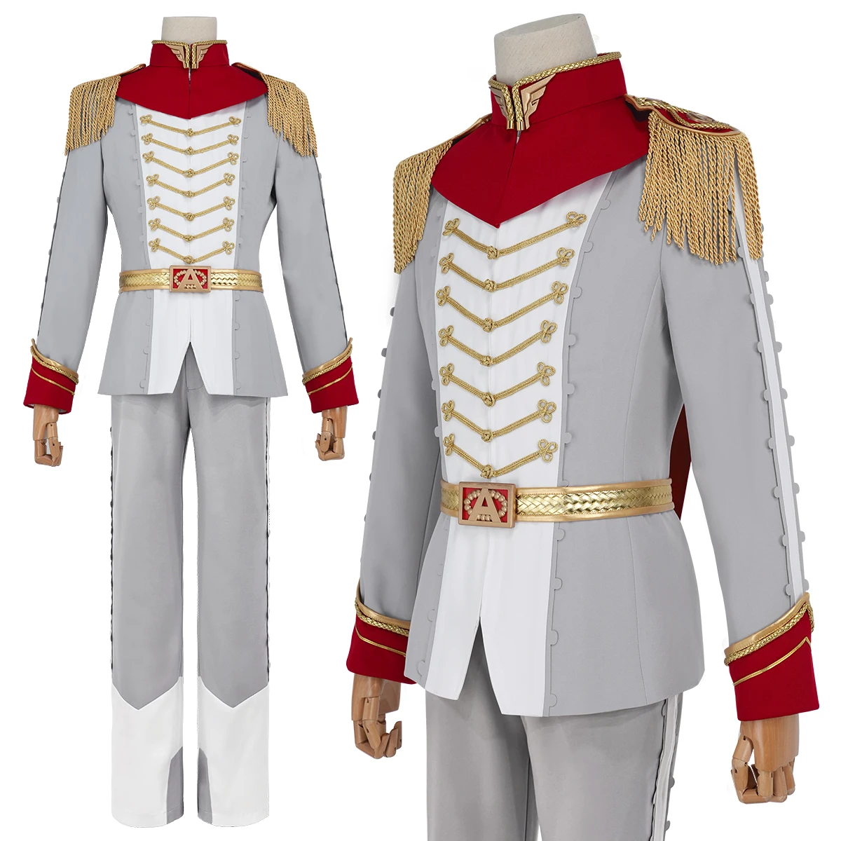 HOLOUN P5 Game Akechi Goro Cosplay Costume Wig Crow Grey Uniform Mask Cos Convention Stage Comic Suit Christmas New Year Gift