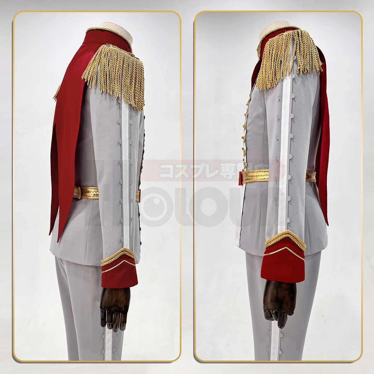 HOLOUN P5 Game Akechi Goro Cosplay Costume Wig Crow Grey Uniform Mask Cos Convention Stage Comic Suit Christmas New Year Gift