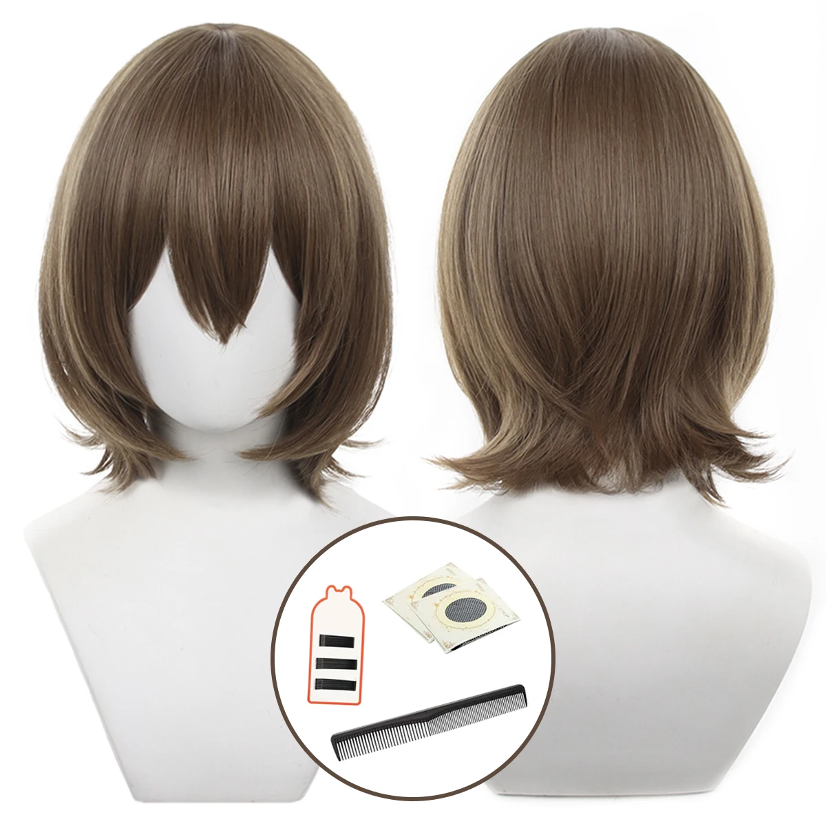 HOLOUN P5 Game Akechi Goro Cosplay Costume Wig Crow Grey Uniform Mask Cos Convention Stage Comic Suit Christmas New Year Gift
