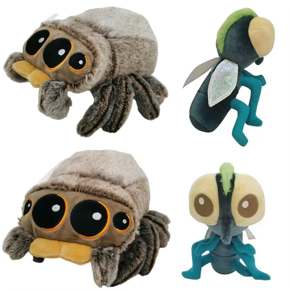 Cotton Animal Plush Toy Insect Spider Plush Doll Black Lucas Anime Game Room Decoration Ornament Christmas Birthday Gift